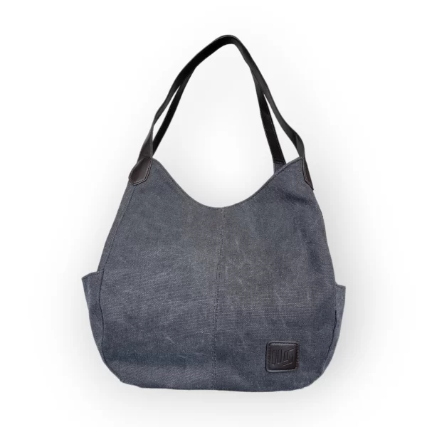 Bolsa de Lona Color Gris Obscuro