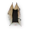 Bolsa Tote de Lona Bicolor Bordado - Imagen 3