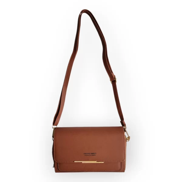 Bolso de Piel Sintetica Con Doble Cierre - Imagen 2