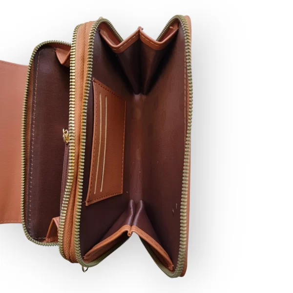 Bolso de Piel Sintetica Con Doble Cierre - Imagen 5