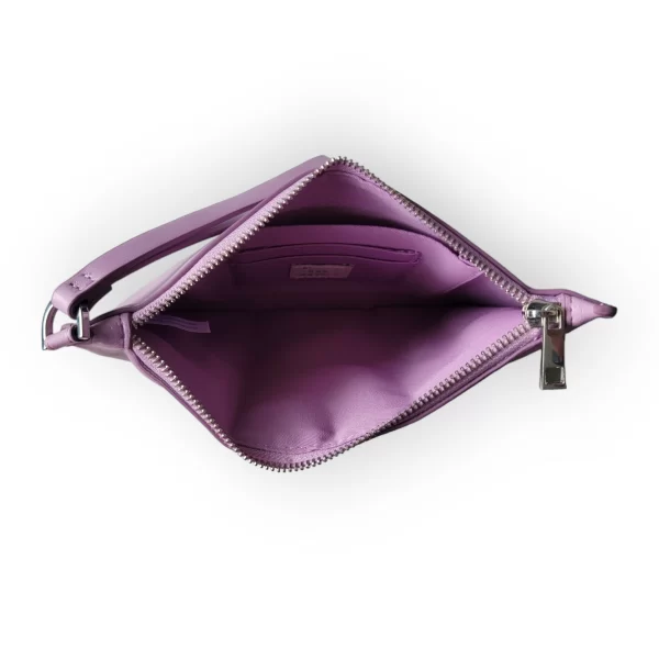 Cartera Tipo Muñequera de Vinipiel Violeta - Imagen 3