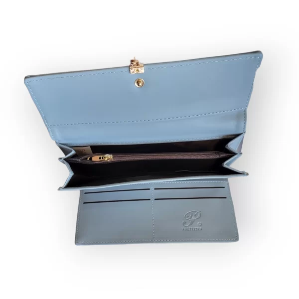 Duo de Carteras de Dama en color Azul Claro - Imagen 6