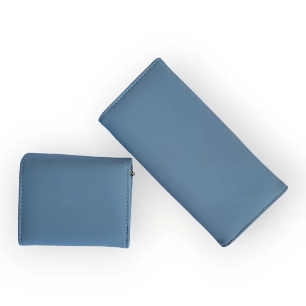 Duo de Carteras de Dama en color Azul Claro - Imagen 7