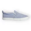 Zapatos de Lona a Rayas con Resorte