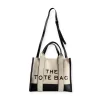 Bolsa The Tote Bag Blanco Con Negro - Imagen 3