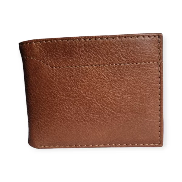 Cartera De Piel Color Café