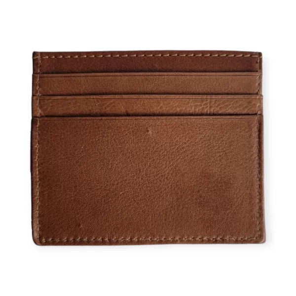 Cartera De Piel Color Café - Imagen 6
