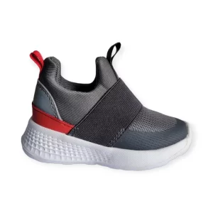 Tenis Con Resorte Color Gris