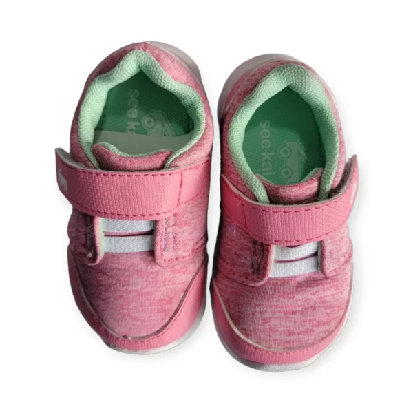 Tenis De Tela Color Rosa - Imagen 3